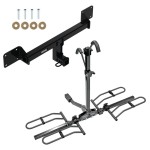 Custom Fit Trailer Hitch 2 Bike Carrier Rail Rack Installation Hardware Installation Instructions 84436 63134 Reese Trailer Tow Hitch 21-23 Bronco Sport Class 3 2" Receiver Platform Style 2 Bike Rack 21 22 23 2021 2022 2023 Reese Trailer Tow Hitch For 21-23 Ford Bronco Sport Class 3 2" Receiver Platform Style 2 Bike Rack