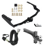 For 2018-2019 Lexus RX350L Trailer Hitch kit by: Reese For 2018-2019 Lexus RX350L Trailer Hitch Tow PKG w/ 4-Flat Wiring + Dual Adjustable Drop Rise Ball Ball Mount 2" & 2-5/16" Trailer Balls + Pin/Clip (For Prepped w/Factory Tow Plug (See Instructions Prior to Installation) Models) By Reese Tow
