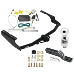 Reese Trailer Tow Hitch For 14-19 Toyota Highlander Complete Package (Except with Dual Exhaust and XSE) w/ Wiring Harness Kit and 2" Ball Reese Trailer Tow Hitch For 14-19 Toyota Highlander Complete Package (Except with Dual Exhaust and XSE) w/ Wiring Harness Kit and 2" Ball