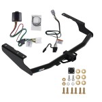 Reese Trailer Tow Hitch For 20-23 Toyota Highlander (Except with Dual Exhaust and XSE) w/ Wiring Harness Kit Reese Trailer Tow Hitch For 20-23 Toyota Highlander (Except with Dual Exhaust and XSE) w/ Wiring Harness Kit