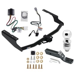 Reese Trailer Tow Hitch For 20-23 Toyota Highlander (Except with Dual Exhaust and XSE) Complete Package w/ Wiring Harness Kit and 2" Ball