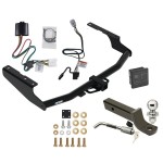 Reese Trailer Tow Hitch For 20-23 Toyota Highlander (Except with Dual Exhaust and XSE) Deluxe Package Wiring 2" Ball Mount and Lock Reese Trailer Tow Hitch For 20-23 Toyota Highlander (Except with Dual Exhaust and XSE) Deluxe Package Wiring 2" Ball Mount and Lock