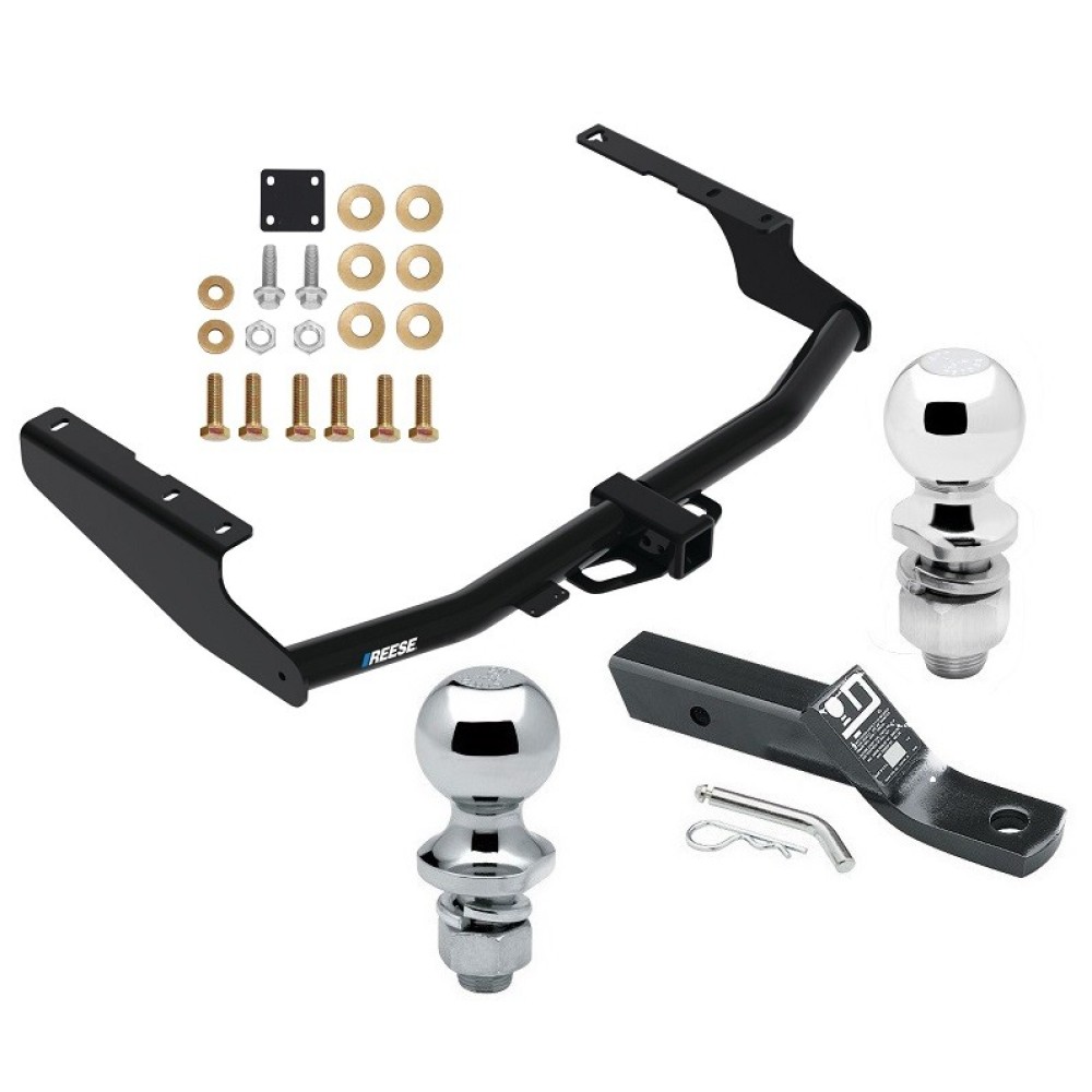 Reese Trailer Tow Hitch For 18-21 Lexus Rx350L 14-23 Toyota Highlander (Except with Dual Exhaust and XSE) 2" Receiver w/ 1-7/8" and 2" Ball Reese Trailer Tow Hitch For 18-21 Lexus Rx350L 14-23 Toyota Highlander (Except with Dual Exhaust and XSE) 2" Receiver w/ 1-7/8" and 2" Ball