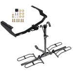 Reese Trailer Tow Hitch For 18-21 Lexus Rx350L 14-23 Toyota Highlander (Except with Dual Exhaust and XSE) 2" Receiver Platform Style 2 Bike Rack Reese Trailer Tow Hitch For 18-21 Lexus Rx350L 14-23 Toyota Highlander (Except with Dual Exhaust and XSE) 2" Receiver Platform Style 2 Bike Rack