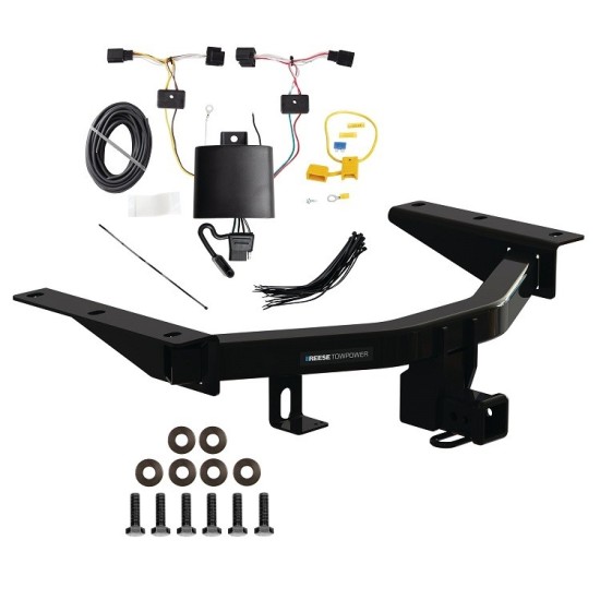 Custom Fit Trailer Hitch Wiring Harness (Plug & Play) Installation Hardware Installation Instructions 84453 118839 Reese Trailer Hitch Wiring 22-23 Acura MDX Class 4 2" Tow Receiver Tekonsha 22 23 2022 2023 Reese Trailer Hitch w/ Wiring For 22-25 Acura MDX Class 4 2" Tow Receiver Tekonsha