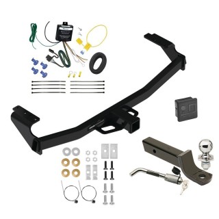 Custom Fit Trailer Hitch Wiring Harness (Requires Splicing) 2" Drop Ball-Mount w/ Locking Pin/Clip 2" Chrome Ball Rubber Hitch Plug Cover Installation Hardware Installation Instructions 84473 119148 7005111 7010 Reese Trailer Tow Hitch 21-22 Me Reese Trailer Tow Hitch For 21-24 Mercedes-Benz GLA250 Deluxe Package Wiring 2" Ball Mount and Lock