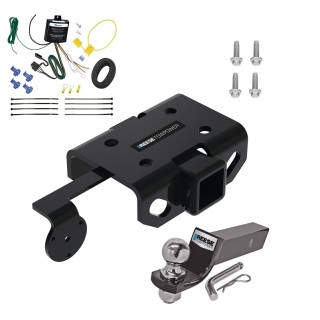 Custom Fit Trailer Hitch Wiring Harness (Requires Splicing) 2" Drop Ball-Mount w/ Pin/Clip 2" Chrome Ball Installation Hardware Installation Instructions 84477 119148 21536 Reese Towpower Trailer Tow Hitch 10-22 Volkswagen Amarok Complete Packa Reese Trailer Tow Hitch For 10-22 Volkswagen Amarok Complete Package w/ Wiring and 2" Ball