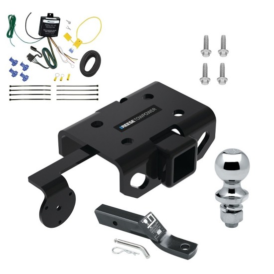 Custom Fit Trailer Hitch Wiring Harness (Requires Splicing) 2" Drop Ball-Mount w/ Pin/Clip 1-7/8" Chrome Ball Installation Hardware Installation Instructions 84477 119148 23 63816 Reese Towpower Trailer Tow Hitch 10-22 Volkswagen Amarok Class Reese Trailer Tow Hitch For 10-22 Volkswagen Amarok Class 4 2" Receiver Complete Package w/ Wiring and 1-7/8" Ball