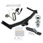 Custom Fit Trailer Hitch Wiring Harness (Plug & Play) 2" Drop Ball-Mount w/ Pin/Clip 1-7/8" Chrome Ball Installation Hardware Installation Instructions 84499 118720 23 63816 Reese Towpower Trailer Tow Hitch 20-23 Cadillac XT6 Class 3 2& Reese Trailer Tow Hitch For 20-24 Cadillac XT6 Class 3 2" Receiver Complete Package w/ Wiring and 1-7/8" Ball