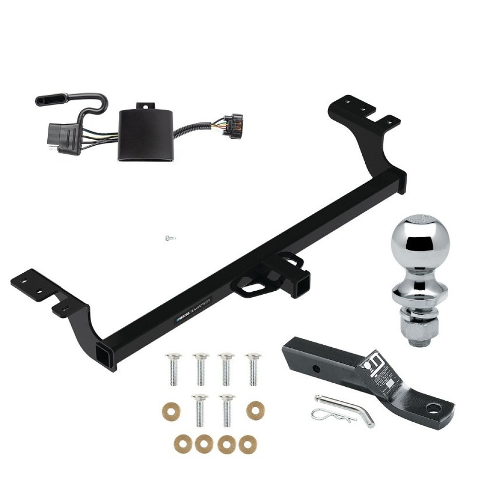 Custom Fit Trailer Hitch Wiring Harness (Plug & Play) 2" Drop Ball-Mount w/ Pin/Clip 1-7/8" Chrome Ball Installation Hardware Installation Instructions 84511 118784 23 63816 Reese Towpower Trailer Tow Hitch 22-23 KIA Carnival Class 3 2& Reese Trailer Tow Hitch For 22-24 KIA Carnival Class 3 2" Receiver Complete Package w/ Wiring and 1-7/8" Ball