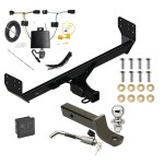 Custom Fit Trailer Hitch Wiring Harness (Plug & Play) 2" Drop Ball-Mount w/ Locking Pin/Clip 2" Chrome BallRubber Hitch Plug Cover Installation Hardware Installation Instructions 84513 118851 7005111 7010 Reese Trailer Tow Hitch 21-23 Genes Reese Trailer Tow Hitch For 21-24 Genesis GV80 Deluxe Package Wiring 2" Ball Mount and Lock