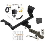 Reese Trailer Tow Hitch For 18-24 Nissan Kicks Deluxe Package Wiring 2" Ball Mount and Lock Reese Trailer Tow Hitch For 18-24 Nissan Kicks Deluxe Package Wiring 2" Ball Mount and Lock