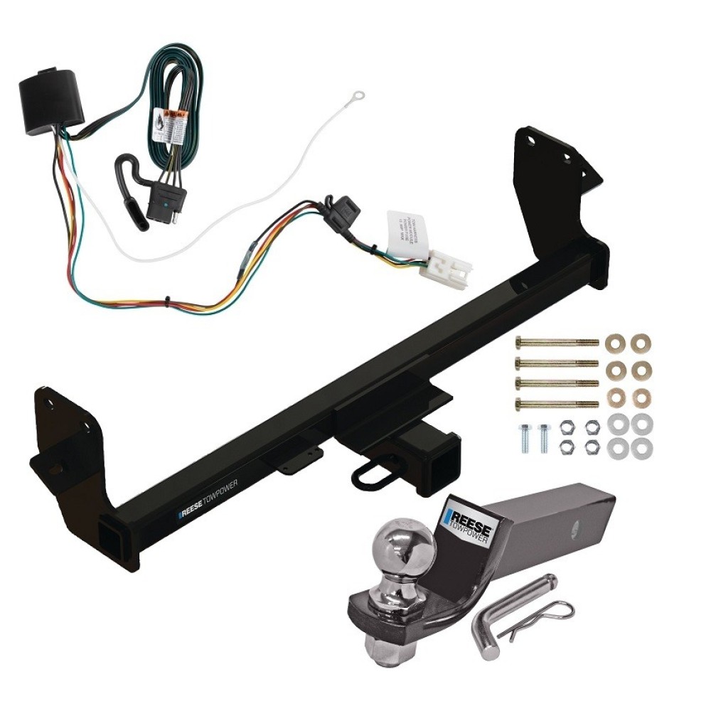 Custom Fit Trailer Hitch Wiring Harness (Plug & Play) 2" Drop Ball-Mount w/ Pin/Clip 2" Chrome Ball Installation Hardware Installation Instructions 84523 118848 21536 Reese Trailer Tow Hitch 22-23 Mitsubishi Eclipse Cross Complete Package Wi Reese Trailer Tow Hitch For 22-24 Mitsubishi Eclipse Cross Complete Package w/ Wiring and 2" Ball