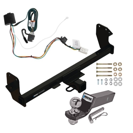 Custom Fit Trailer Hitch Wiring Harness (Plug & Play) 2" Drop Ball-Mount w/ Pin/Clip 2" Chrome Ball Installation Hardware Installation Instructions 84523 118848 21536 Reese Trailer Tow Hitch 22-23 Mitsubishi Eclipse Cross Complete Package Wi Reese Trailer Tow Hitch For 22-24 Mitsubishi Eclipse Cross Complete Package w/ Wiring and 2" Ball