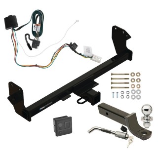Custom Fit Trailer Hitch Wiring Harness (Plug & Play) 2" Drop Ball-Mount w/ Locking Pin/Clip 2" Chrome Ball Rubber Hitch Plug Cover Installation Hardware Installation Instructions 84523 118848 7005111 7010 Reese Trailer Tow Hitch 22-23 Mitsu Reese Trailer Tow Hitch For 22-24 Mitsubishi Eclipse Cross Deluxe Package Wiring 2" Ball Mount and Lock