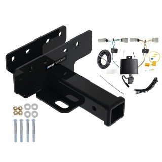 Reese Trailer Tow Hitch For 21-24 Ford Bronco Except w/LED Taillights w/ Plug & Play Wiring Kit Class 3 2" Receiver