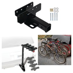 Trailer Hitch w/ 4 Bike Rack For 21-24 Ford Bronco Approved for Recreational & Offroad Use Carrier for Adult Woman or Child Bicycles Foldable Trailer Hitch w/ 4 Bike Rack For 21-24 Ford Bronco Approved for Recreational & Offroad Use Carrier for Adult Woman or Child Bicycles Foldable