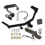 Custom Fit Trailer Hitch Wiring Harness (Plug & Play) 2" Drop Ball-Mount w/ Locking Pin/Clip 2" Chrome Ball Rubber Hitch Plug Cover Installation Hardware Installation Instructions 84531 118850 7005111 7010 Reese Towpower Trailer Tow Hitch 2 Reese Trailer Tow Hitch For 22-23 Nissan Pathfinder 2022 Infiniti QX60 Deluxe Package Wiring 2" Ball Mount and Lock