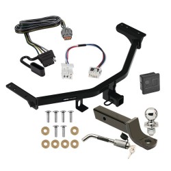 Reese Trailer Tow Hitch For 22-24 Nissan Pathfinder Infiniti QX60 Deluxe Package Wiring 2" Ball Mount and Lock Reese Trailer Tow Hitch For 22-24 Nissan Pathfinder Infiniti QX60 Deluxe Package Wiring 2" Ball Mount and Lock