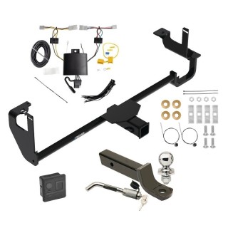 Custom Fit Trailer Hitch Wiring Harness (Plug & Play) 2" Drop Ball-Mount w/ Locking Pin/Clip 2" Chrome Ball Rubber Hitch Plug Cover Installation Hardware Installation Instructions 84549 118858 7005111 7010 Reese Towpower Trailer Tow Hitch Reese Trailer Tow Hitch For 19-24 Lexus UX250h Deluxe Package Wiring 2" Ball Mount and Lock