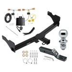 Custom Fit Trailer Hitch Wiring Harness (Plug & Play) 2" Drop Ball-Mount w/ Pin/Clip 1-7/8" Chrome Ball Installation Hardware Installation Instructions 84551 118811 23 63816 Reese Towpower Trailer Tow Hitch 18-23 Volkswagen Tiguan Class 3 2& Reese Trailer Tow Hitch For 18-23 Volkswagen Tiguan Class 3 2" Receiver Complete Package w/ Wiring and 1-7/8" Ball