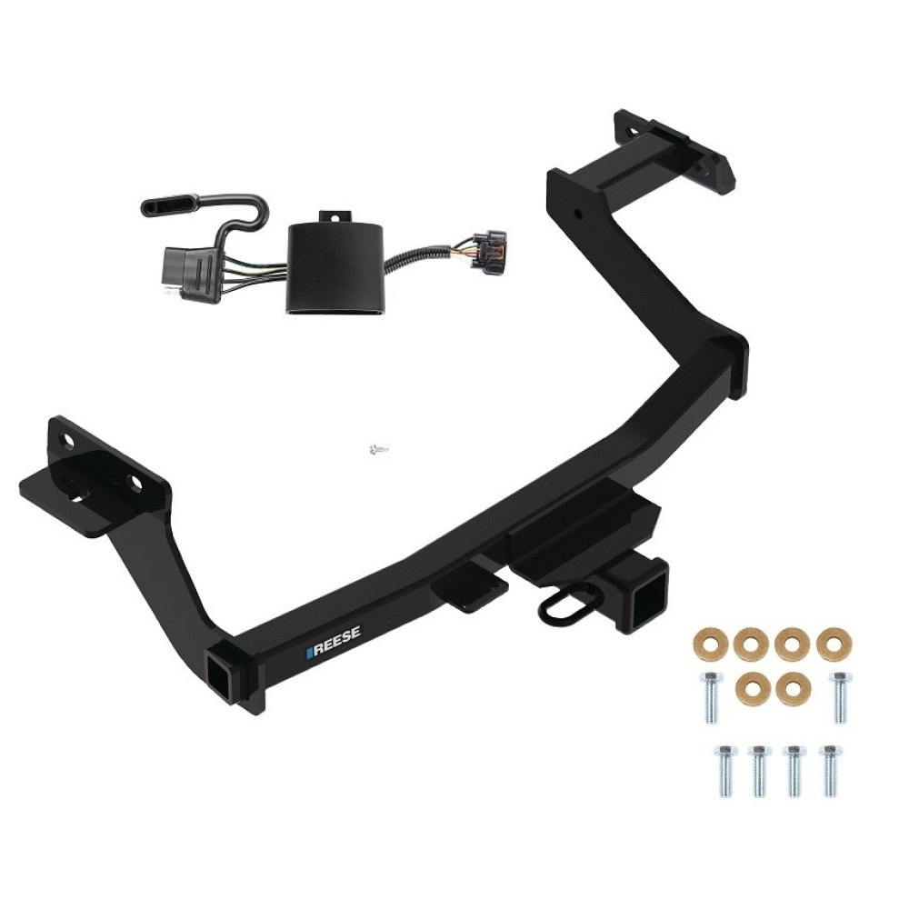 Custom Fit Trailer Hitch Wiring Harness (Plug & Play) Installation Hardware Installation Instructions 84555 118784 Reese Trailer Tow Hitch 22-23 Hyundai Santa Cruz Wiring Harness Kit 22 23 2022 2023 Reese Trailer Tow Hitch For 22-24 Hyundai Santa Cruz w/ Wiring Harness Kit