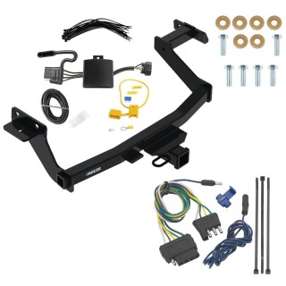 For 2022-2024 Hyundai Santa Cruz Trailer Hitch kit by: Reese For 2022-2024 Hyundai Santa Cruz Trailer Hitch Tow PKG w/ 5-Flat Wiring Harness By Reese Towpower