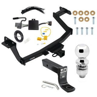 For 2022-2024 Hyundai Santa Cruz Trailer Hitch kit by: Reese For 2022-2024 Hyundai Santa Cruz Trailer Hitch Tow PKG w/ 4-Flat Wiring + Ball Mount w/ 4" Drop + 2" Ball By Reese Towpower
