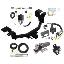 Reese Complete Trailer Hitch Tow Package w/ 7-Way For 22-24 Ford Maverick All Styles 2" Receiver RV Wiring 2" Drop 2" Ball Class 3 Reese Complete Trailer Hitch Tow Package w/ 7-Way For 22-24 Ford Maverick All Styles 2" Receiver RV Wiring 2" Drop 2" Ball Class 3