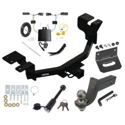 Reese Tactical Trailer Hitch Tow Package For 22-24 Ford Maverick w/ Wiring Kit Matte Black 3-1/4" Drop 2" Ball w/ Lock 4-Flat Bracket 2" Receiver Class 3 Reese Tactical Trailer Hitch Tow Package For 22-24 Ford Maverick w/ Wiring Kit Matte Black 3-1/4" Drop 2" Ball w/ Lock 4-Flat Bracket 2" Receiver Class 3