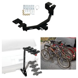 Trailer Hitch w/ 4 Bike Rack For 22-24 Ford Maverick All Styles Approved for Recreational & Offroad Use Carrier for Adult Woman or Child Bicycles Foldable Trailer Hitch w/ 4 Bike Rack For 22-24 Ford Maverick All Styles Approved for Recreational & Offroad Use Carrier for Adult Woman or Child Bicycles Foldable