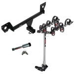 For 2020-2023 Buick Encore GX Trailer Hitch kit by: Reese For 2020-2023 Buick Encore GX Trailer Hitch Tow PKG w/ 4 Bike Carrier Rack + Hitch Lock By Reese Towpower