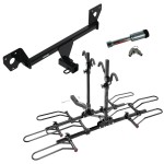 For 2020-2023 Buick Encore GX Trailer Hitch kit by: Reese For 2020-2023 Buick Encore GX Trailer Hitch Tow PKG w/ 4 Bike Plaform Style Carrier Rack + Hitch Lock By Reese Towpower