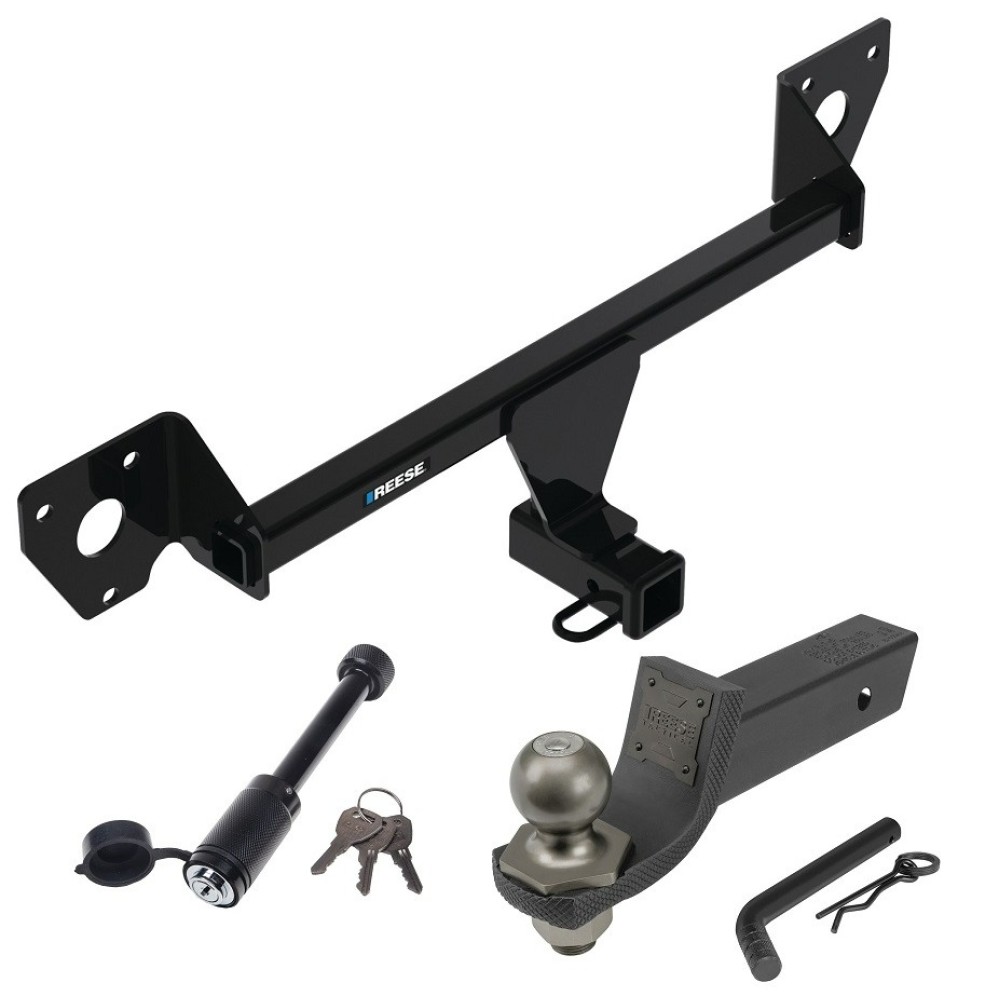 For 2020-2023 Buick Encore GX Trailer Hitch Tow PKG + Interlock Tactical Starter Kit w/ 2" Drop & 2" Ball + Tactical Dogbone Lock By Reese Towpower