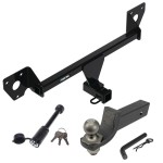For 2020-2023 Buick Encore GX Trailer Hitch Tow PKG + Interlock Tactical Starter Kit w/ 2" Drop & 2" Ball + Tactical Dogbone Lock By Reese Towpower