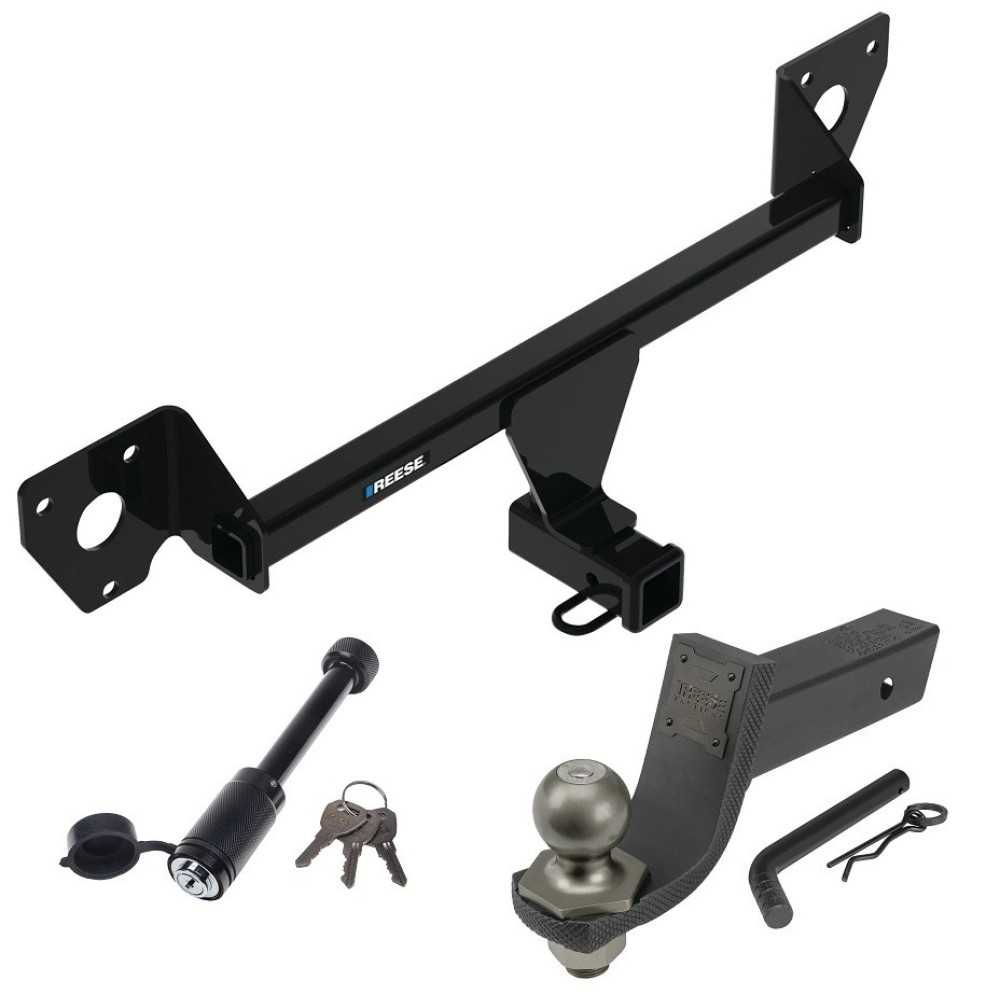 For 2020-2023 Buick Encore GX Trailer Hitch Tow PKG + Interlock Tactical Starter Kit w/ 3-1/4" Drop & 2" Ball + Tactical Dogbone Lock By Reese Towpower