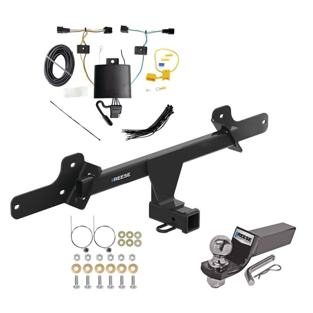 Custom Fit Trailer Hitch Wiring Harness (Plug & Play) 2" Drop Ball-Mount w/ Pin/Clip 2" Chrome Ball Installation Hardware Installation Instructions 84589 118870 21536 Reese Towpower Trailer Tow Hitch 22-23 Hyundai Ioniq 5 Complete Package W Reese Trailer Tow Hitch For 22-23 Hyundai Ioniq 5 Complete Package w/ Wiring and 2" Ball