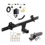 Custom Fit Trailer Hitch Wiring Harness (Plug & Play) 2" Drop Ball-Mount w/ Pin/Clip 2" Chrome Ball Installation Hardware Installation Instructions 84589 118870 21536 Reese Towpower Trailer Tow Hitch 22-23 Hyundai Ioniq 5 Complete Package W Reese Trailer Tow Hitch For 22-23 Hyundai Ioniq 5 Complete Package w/ Wiring and 2" Ball