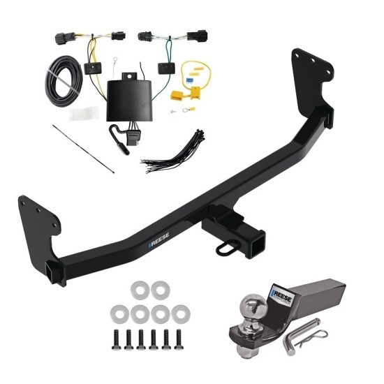 Custom Fit Trailer Hitch Wiring Harness (Plug & Play) 2" Drop Ball-Mount w/ Pin/Clip 2" Chrome Ball Installation Hardware Installation Instructions 84592 118872 21536 Reese Towpower Trailer Tow Hitch 22-23 KIA EV6 Complete Package Wiring an Reese Trailer Tow Hitch For 22-23 KIA EV6 Complete Package w/ Wiring and 2" Ball