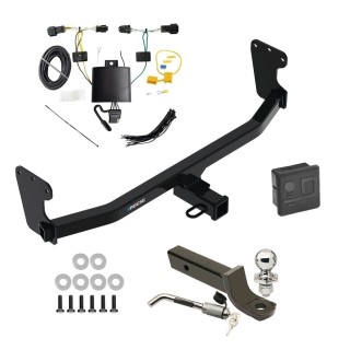 Custom Fit Trailer Hitch Wiring Harness (Plug & Play) 2" Drop Ball-Mount w/ Locking Pin/Clip 2" Chrome Ball Rubber Hitch Plug Cover Installation Hardware Installation Instructions 84592 118872 7005111 7010 Reese Towpower Trailer Tow Hitch 2 Reese Trailer Tow Hitch For 22-23 KIA EV6 Deluxe Package Wiring 2" Ball Mount and Lock