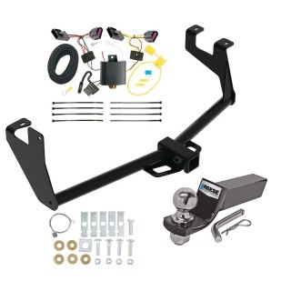 Custom Fit Trailer Hitch Wiring Harness (Plug & Play) 2" Drop Ball-Mount w/ Pin/Clip 2" Chrome Ball Installation Hardware Installation Instructions 84593 118588 21536 Reese Trailer Tow Hitch 13-16 Buick Encore Wiring + 2" Ball Class 3 Reese Trailer Tow Hitch For 13-16 Buick Encore w/ Wiring + 2" Ball Class 3