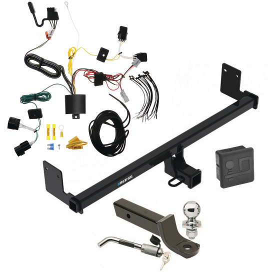 Reese Trailer Tow Hitch For 22-23 Hyundai Kona Deluxe Package Wiring 2" Ball Mount and Lock Reese Trailer Tow Hitch For 22-23 Hyundai Kona Deluxe Package Wiring 2" Ball Mount and Lock