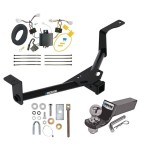 Custom Fit Trailer Hitch Wiring Harness (Plug & Play) 2" Drop Ball-Mount w/ Pin/Clip 2" Chrome Ball Installation Hardware Installation Instructions 84601 118673 21536 Reese Trailer Tow Hitch 16-22 Honda HR-V Complete Package Wiring and 2&qu Reese Trailer Tow Hitch For 16-22 Honda HR-V Complete Package w/ Wiring and 2" Ball