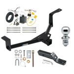 Custom Fit Trailer Hitch Wiring Harness (Plug & Play) 2" Drop Ball-Mount w/ Pin/Clip 1-7/8" Chrome Ball Installation Hardware Installation Instructions 84601 118673 23 63816 Reese Trailer Tow Hitch 16-22 Honda HR-V 2" Receiver Complet Reese Trailer Tow Hitch For 16-22 Honda HR-V 2" Receiver Complete Package w/ Wiring and 1-7/8" Ball