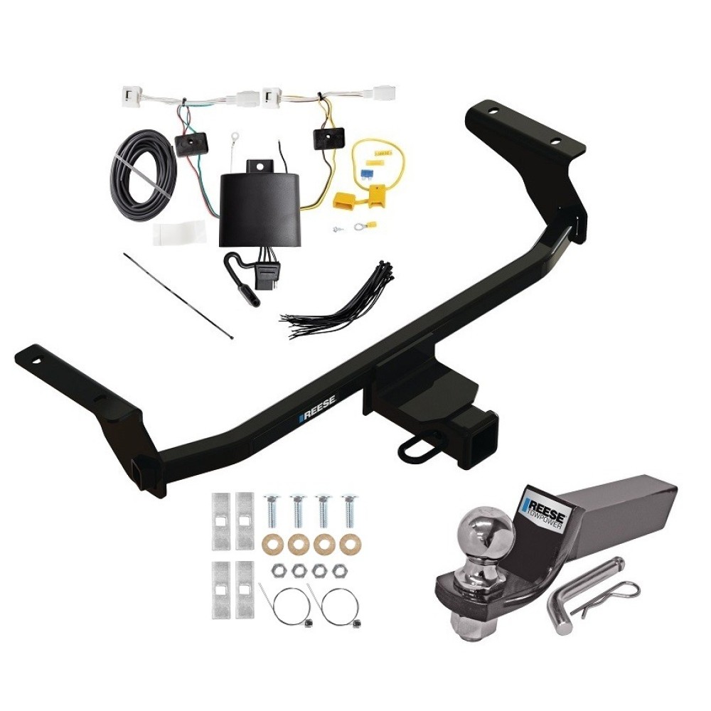 Custom Fit Trailer Hitch Wiring Harness (Plug & Play) 2" Drop Ball-Mount w/ Pin/Clip 2" Chrome Ball Installation Hardware Installation Instructions 84603 118822 21536 Draw-Tite Trailer Tow Hitch 20-23 Mazda CX-30 Complete Package Wiring and Reese Trailer Tow Hitch For 20-23 Mazda CX-30 Complete Package w/ Wiring and 2" Ball