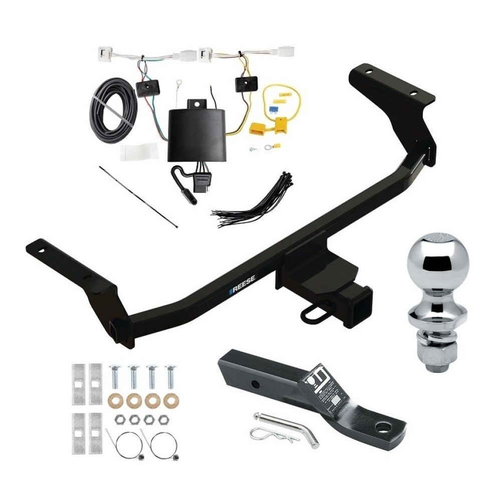 Custom Fit Trailer Hitch Wiring Harness (Plug & Play) 2" Drop Ball-Mount w/ Pin/Clip 1-7/8" Chrome Ball Installation Hardware Installation Instructions 84603 118822 23 63816 Reese Towpower Trailer Tow Hitch 20-23 Mazda CX-30 Class 3 2" Reese Trailer Tow Hitch For 20-23 Mazda CX-30 Class 3 2" Receiver Complete Package w/ Wiring and 1-7/8" Ball