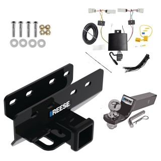 Custom Fit Trailer Hitch Wiring Harness (Plug & Play) 2" Drop Ball-Mount w/ Pin/Clip 2" Chrome Ball Installation Hardware Installation Instructions 84605 118849 21536 Reese Trailer Tow Hitch 21-23 Bronco w/LED Taillights Except Models w/OEM Reese Trailer Tow Hitch For 21-24 Ford Bronco w/LED Taillights Except Models w/OEM Hitch Complete Package w/ Wiring and 2" Ball