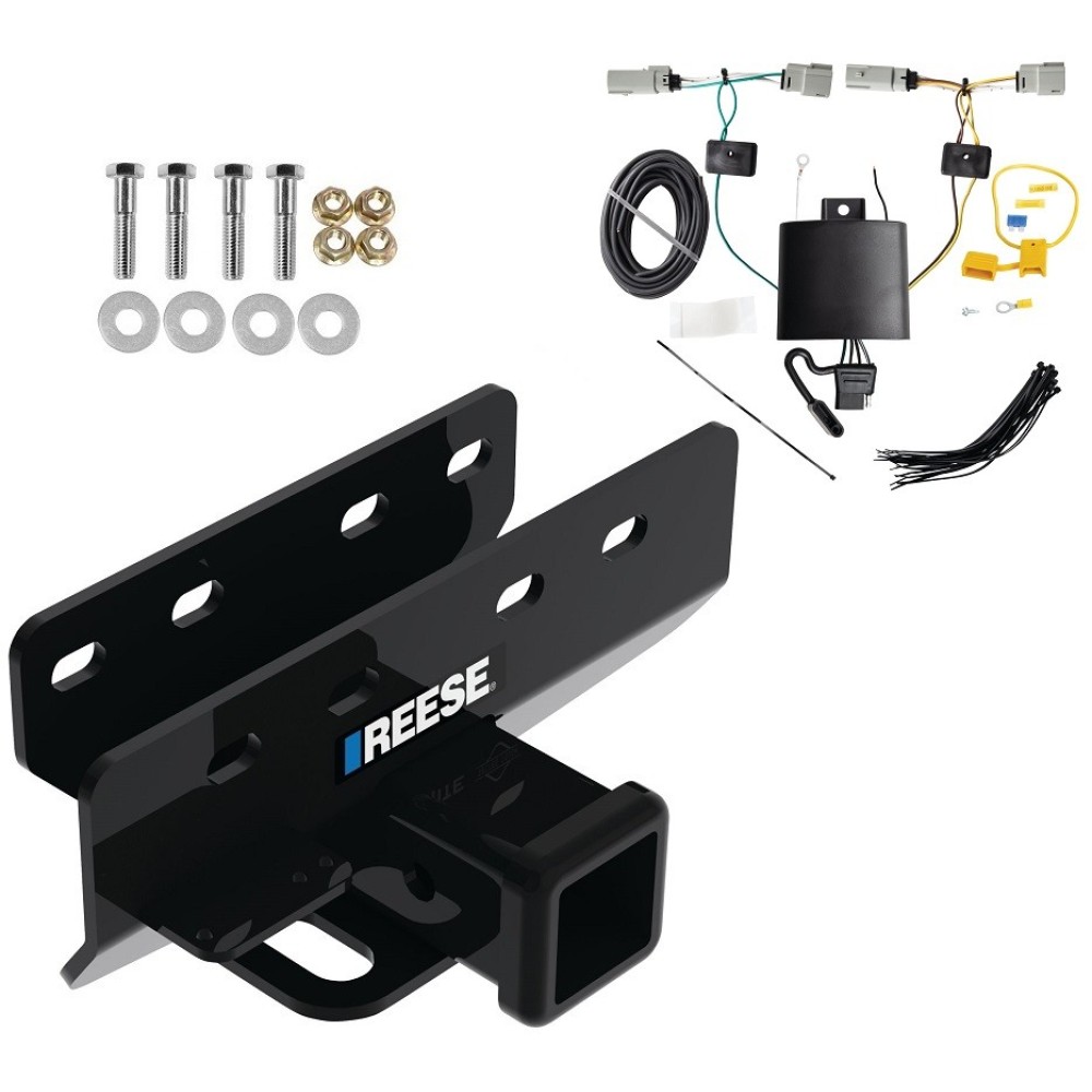 Custom Fit Trailer Hitch Wiring Harness (Plug & Play) Installation Hardware Installation Instructions 84605 118867 Reese Trailer Tow Hitch 21-23 Bronco Except w/LED Taillights or w/OEM Hitch Plug & Play Wiring Kit Class 3 2" Receiver 21 22 2 Reese Trailer Tow Hitch For 21-24 Ford Bronco Except w/LED Taillights or w/OEM Hitch w/ Plug & Play Wiring Kit Class 3 2" Receiver