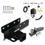 Custom Fit Trailer Hitch Wiring Harness (Plug & Play) 2" Drop Ball-Mount w/ Pin/Clip 2" Chrome Ball Installation Hardware Installation Instructions 84605 118867 21536 Reese Trailer Tow Hitch 21-23 Bronco Except w/LED Taillights or w/OEM Hit Reese Trailer Tow Hitch For 21-24 Ford Bronco Except w/LED Taillights or w/OEM Hitch Complete Package w/ Wiring and 2" Ball