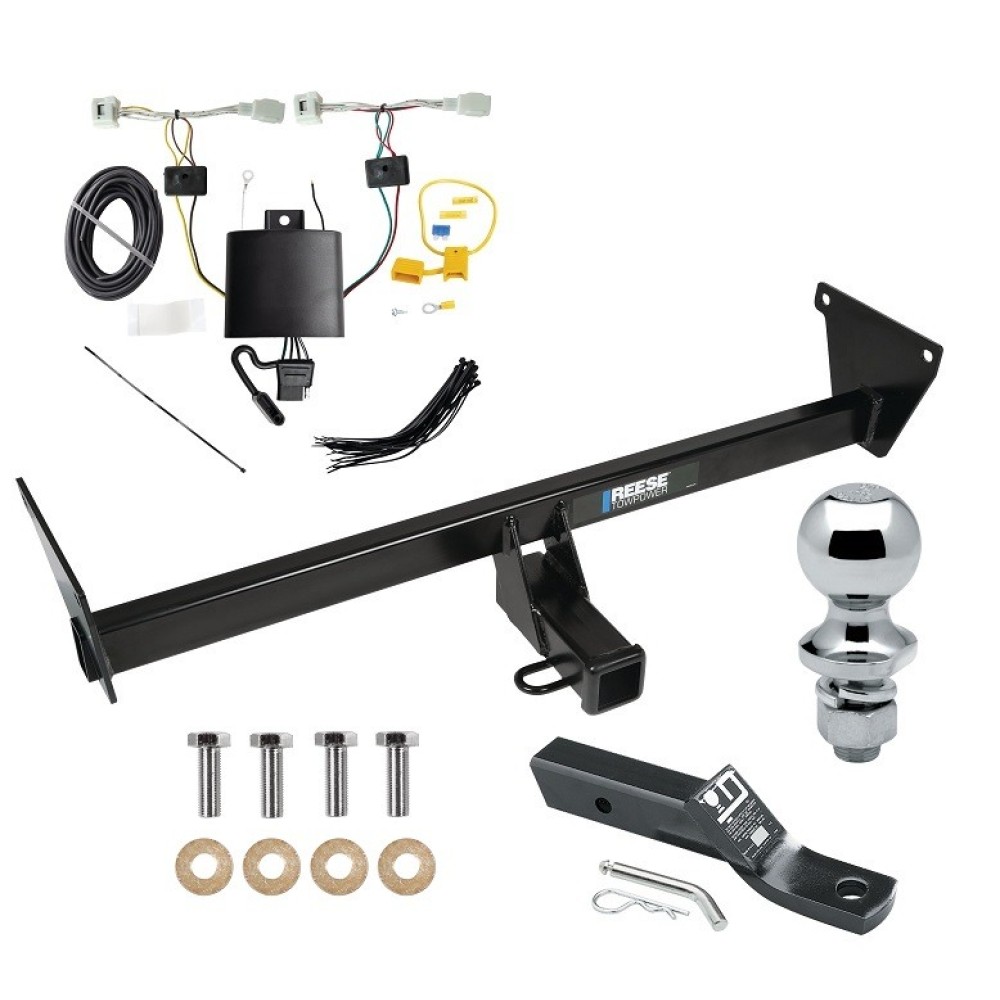 Custom Fit Trailer Hitch Wiring Harness (Plug & Play) 2" Drop Ball-Mount w/ Pin/Clip 1-7/8" Chrome Ball Installation Hardware Installation Instructions 84624 118871 23 63816 Reese Trailer Tow Hitch 2023 Mazda CX-50 2" Receiver Complete Reese Trailer Tow Hitch For 23-24 Mazda CX-50 2" Receiver Complete Package w/ Wiring and 1-7/8" Ball